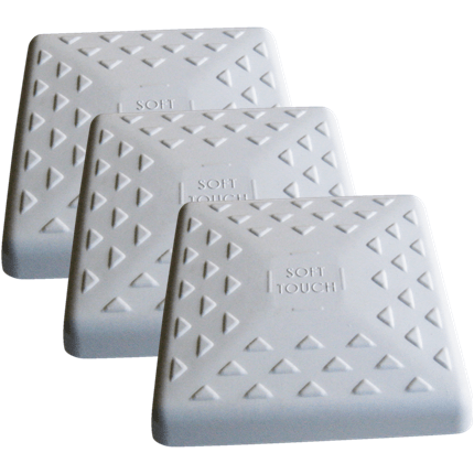 Soft Touch Set Of 3 14” Premium Base Covers W/ Ground Mounts And Plugs Y1400