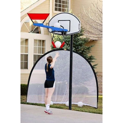 SpikeMate Volleyball Training System with Practice Net