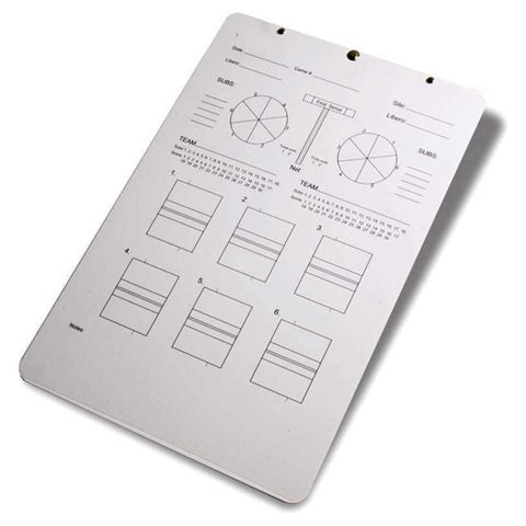 Tandem Sports Coaches Deluxe Volleyball Clipboard TSDELUXECLIP