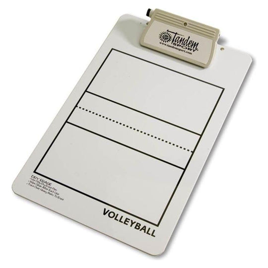 Tandem Sports Coaches Deluxe Volleyball Clipboard TSDELUXECLIP
