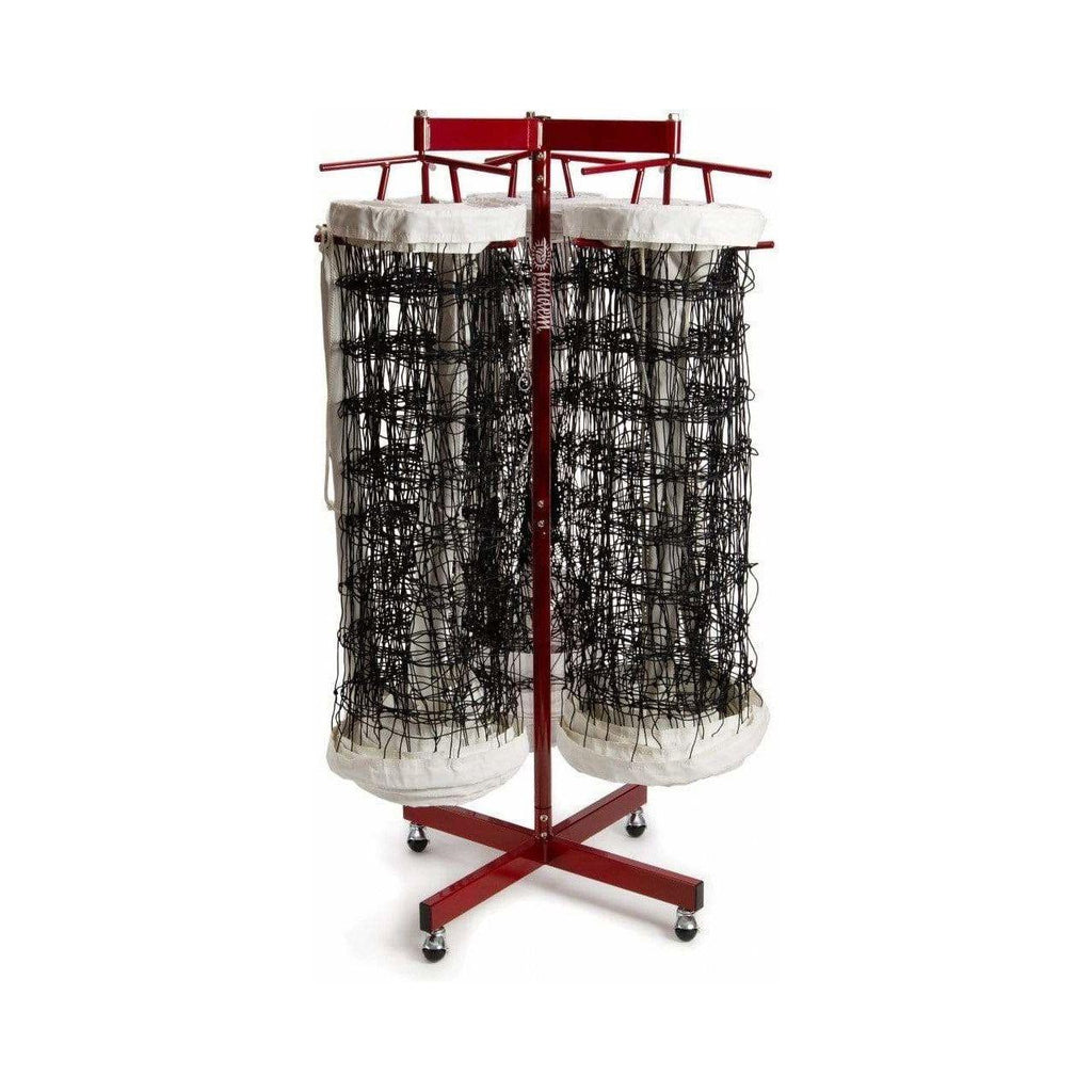 Volleyball Rack Tandem Triple Volleyball Net Storage Rack TSTRIPLENET – Pro Sports Equip