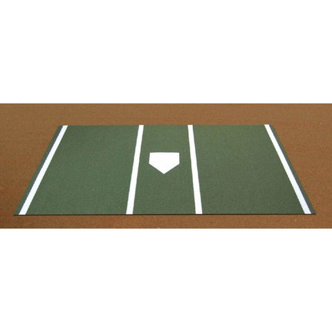 Trigon 6' x 12' Pro Turf Baseball Home Plate Batting Mat